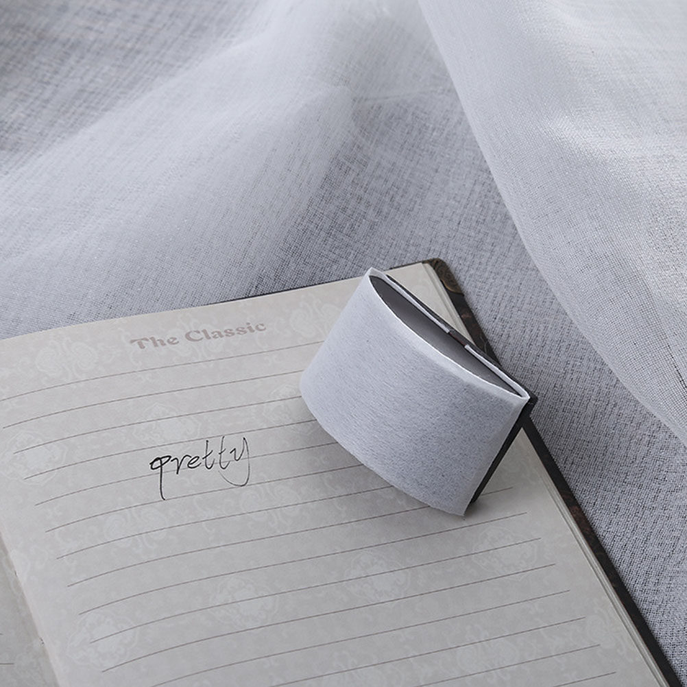 Ink Blotter Paper - 木製のインク吸収紙2枚セット。速乾性があり、持ち運びにも便利。スタンプや筆記用具、オフィスや学校での使用に最適。