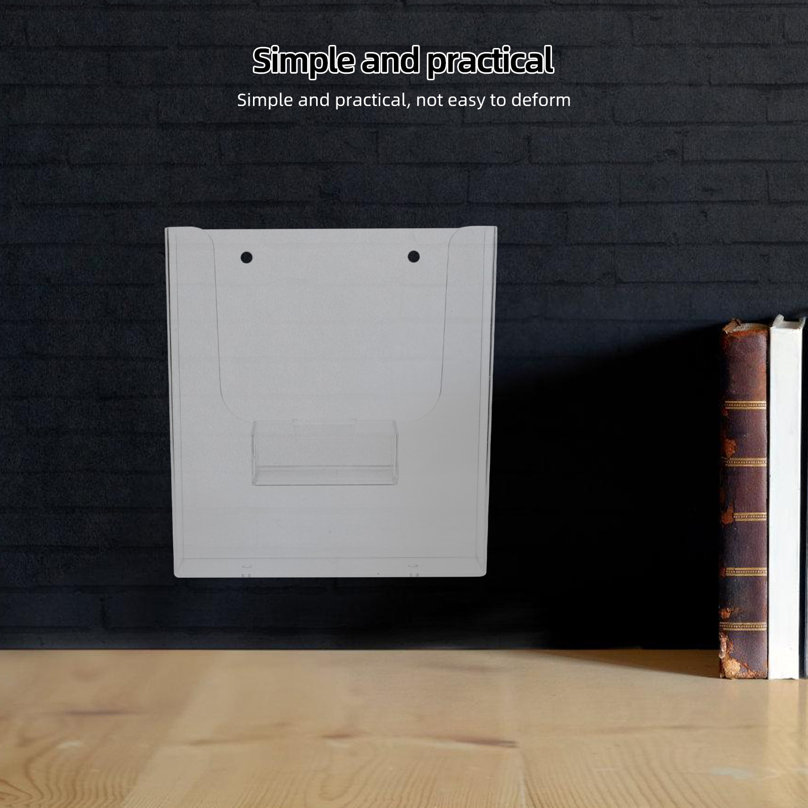 アクリル製A4サイズマガジンホルダー。壁掛け式で、書類やファ - Magazine Holder Rack のレビューと価格