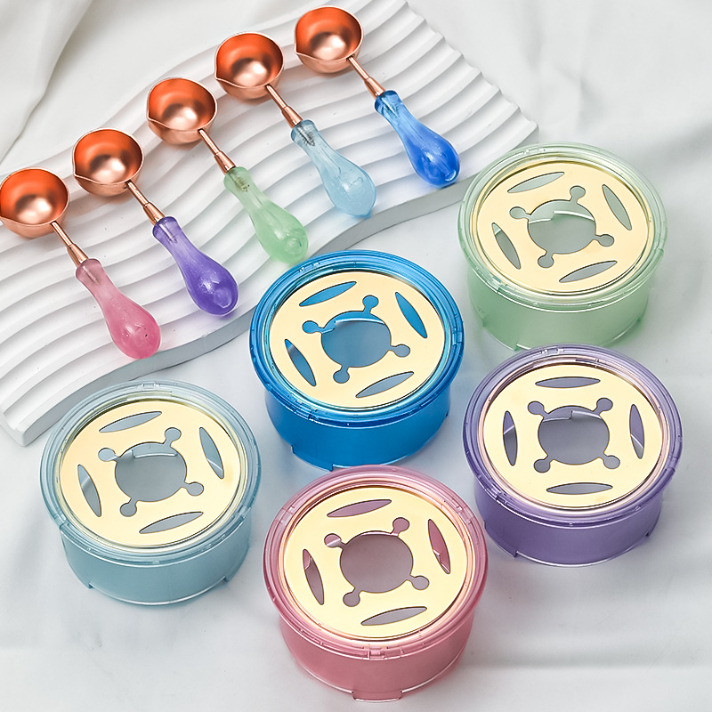 ワックスシールウォーマーキット、溶解スプーン付きワックスシー - Wax Seal Stamp Set のレビューと価格